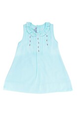 Sweet Dreams- Rosebud Emb Mint Dress