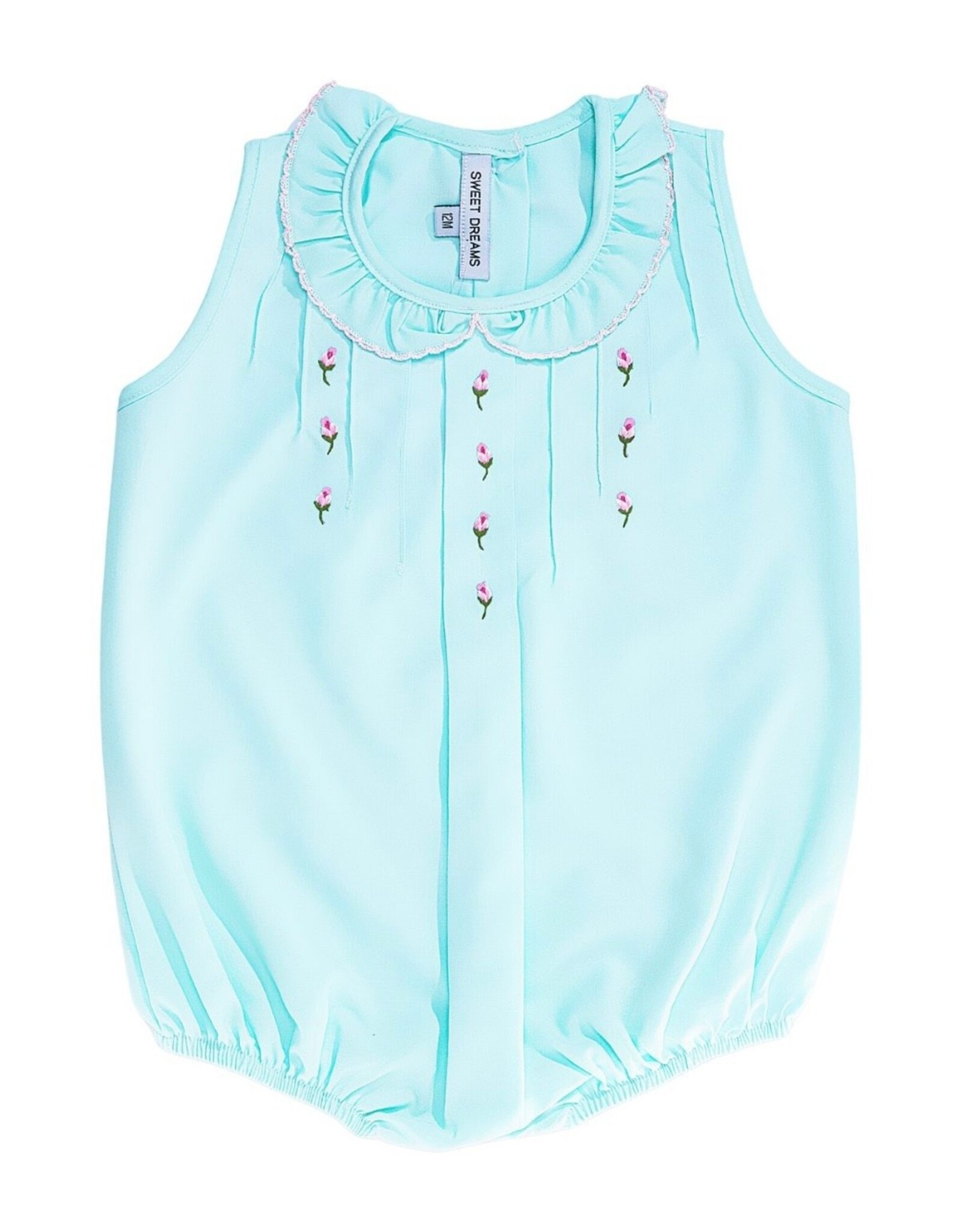 Sweet Dreams- Rosebud Emb Mint Bubble