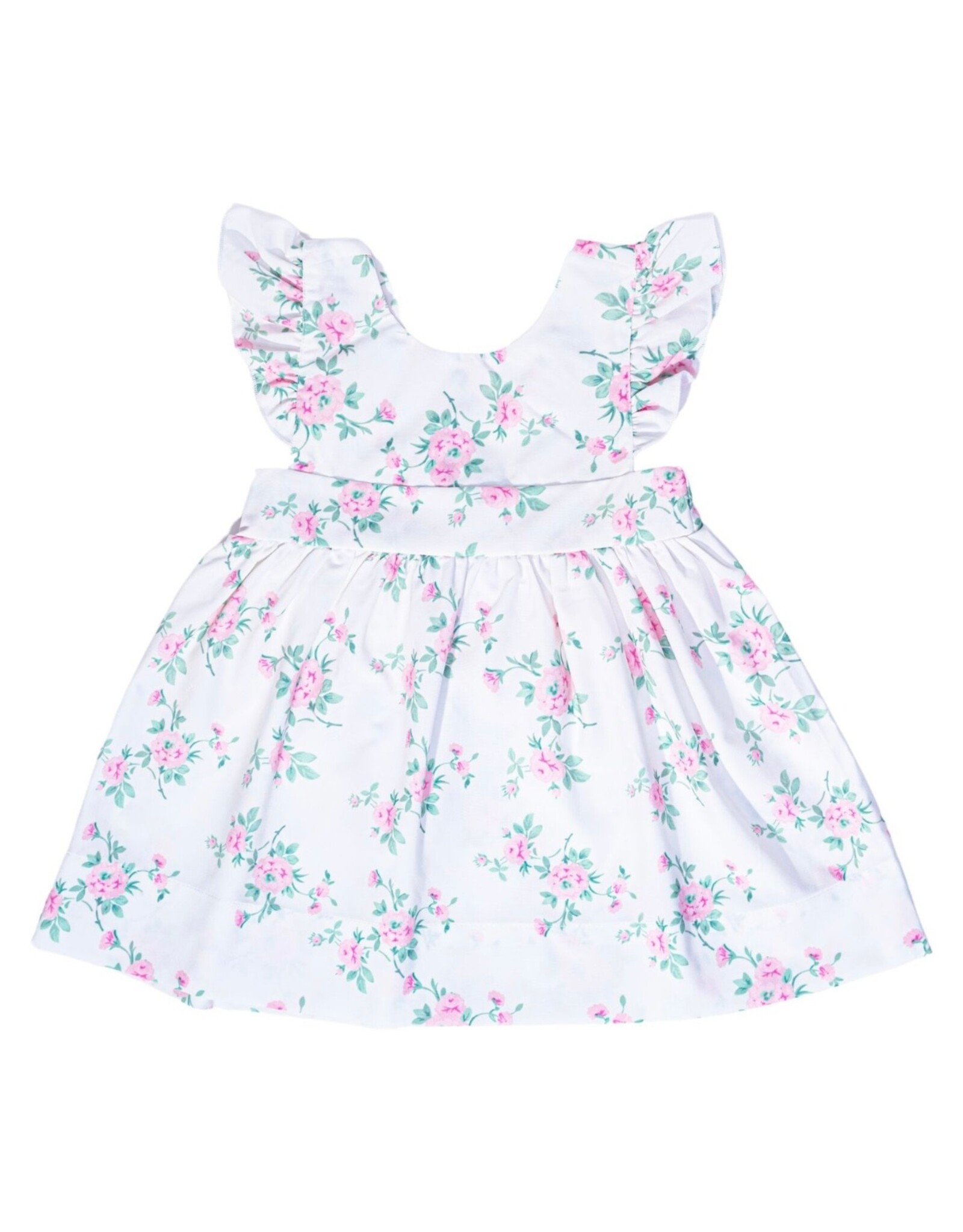 Sweet Dreams- Rose Print Bow Back Dress