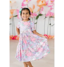 Mila & Rose Mila & Rose- Patchwork Princess Pocket Twirl Dress