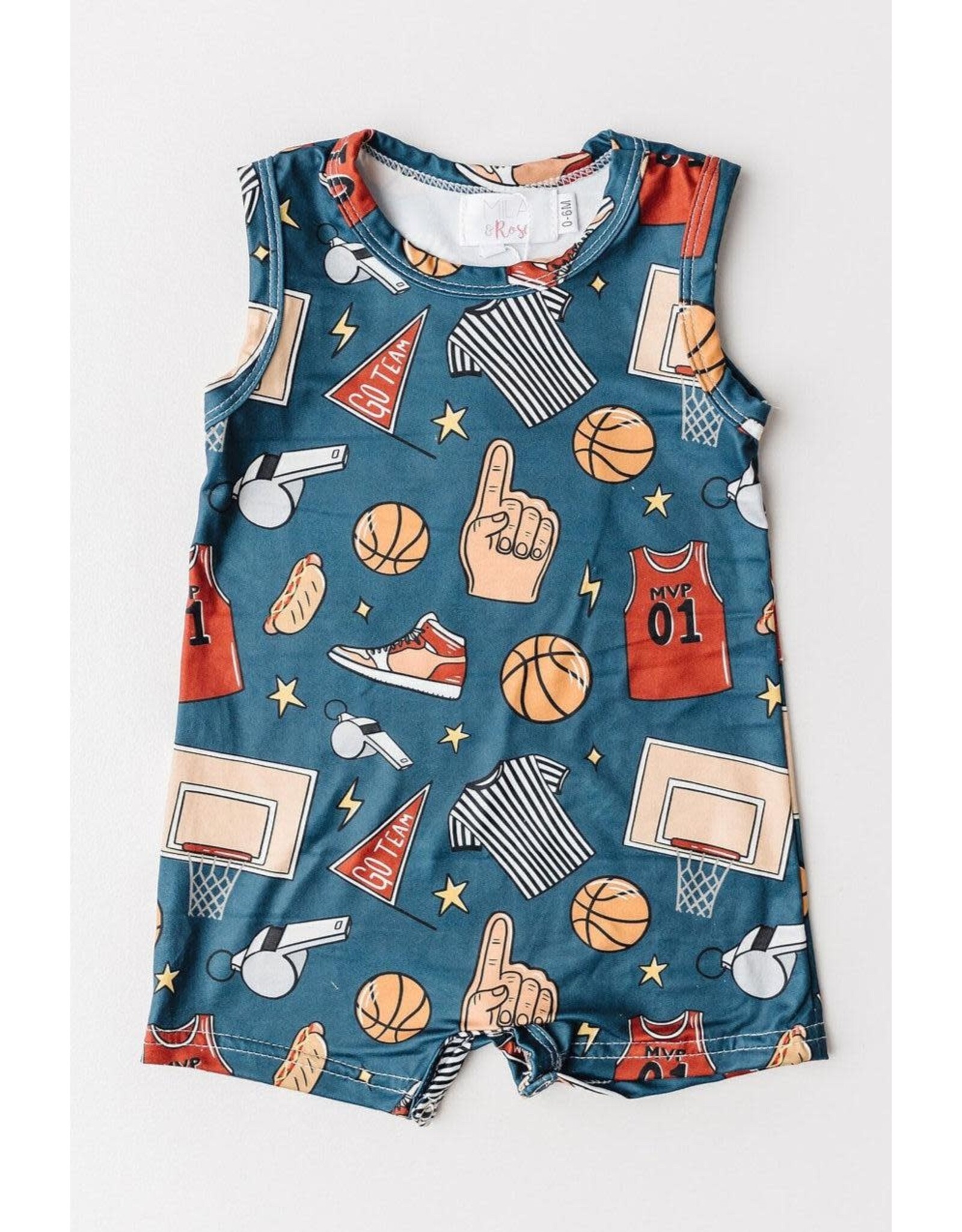 Mila & Rose Mila & Rose - Basketball Shorty One-Piece