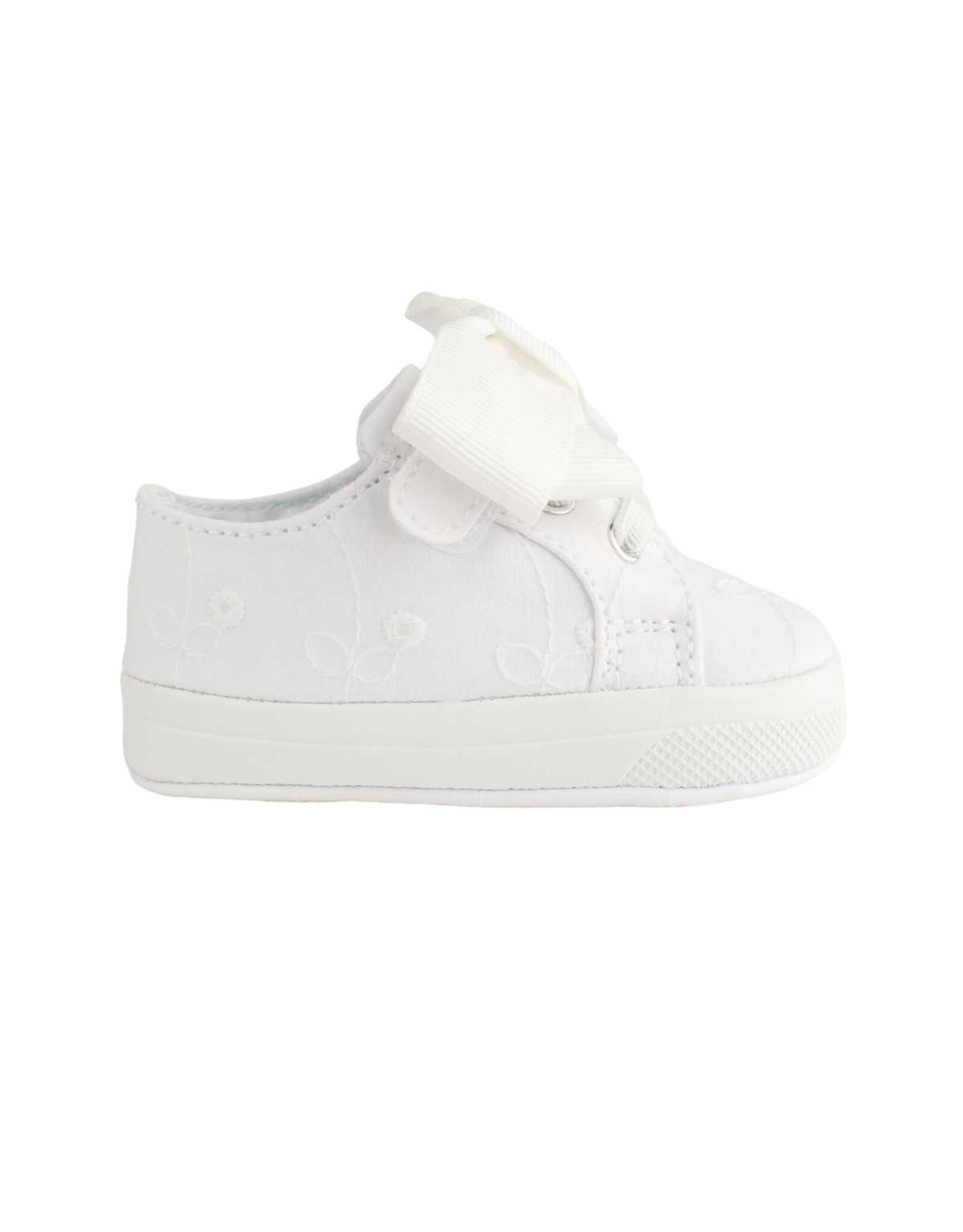 Baby Deer- Angel Eyelet Sneaker w/ Bow