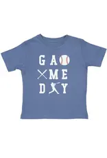 Sweet Wink Sweet Wink- Baseball Game Day TShirt Indigo