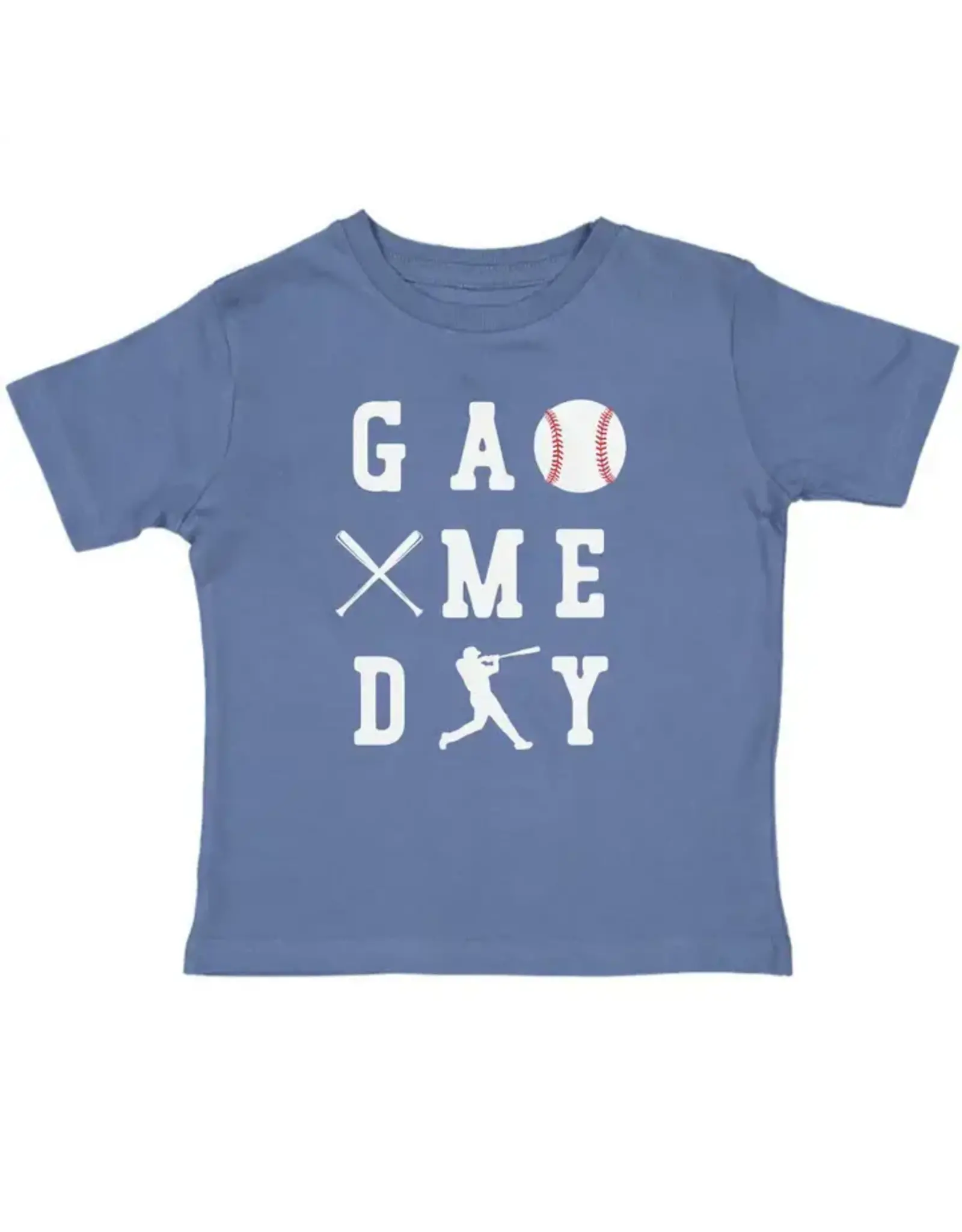 Sweet Wink Sweet Wink- Baseball Game Day TShirt Indigo