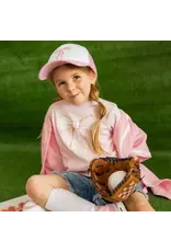 Sweet Wink- Baseball Bow S/S Shirt Ballet