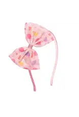 Sweet Wink- Birthday Party Tulle Bow Hard Headband