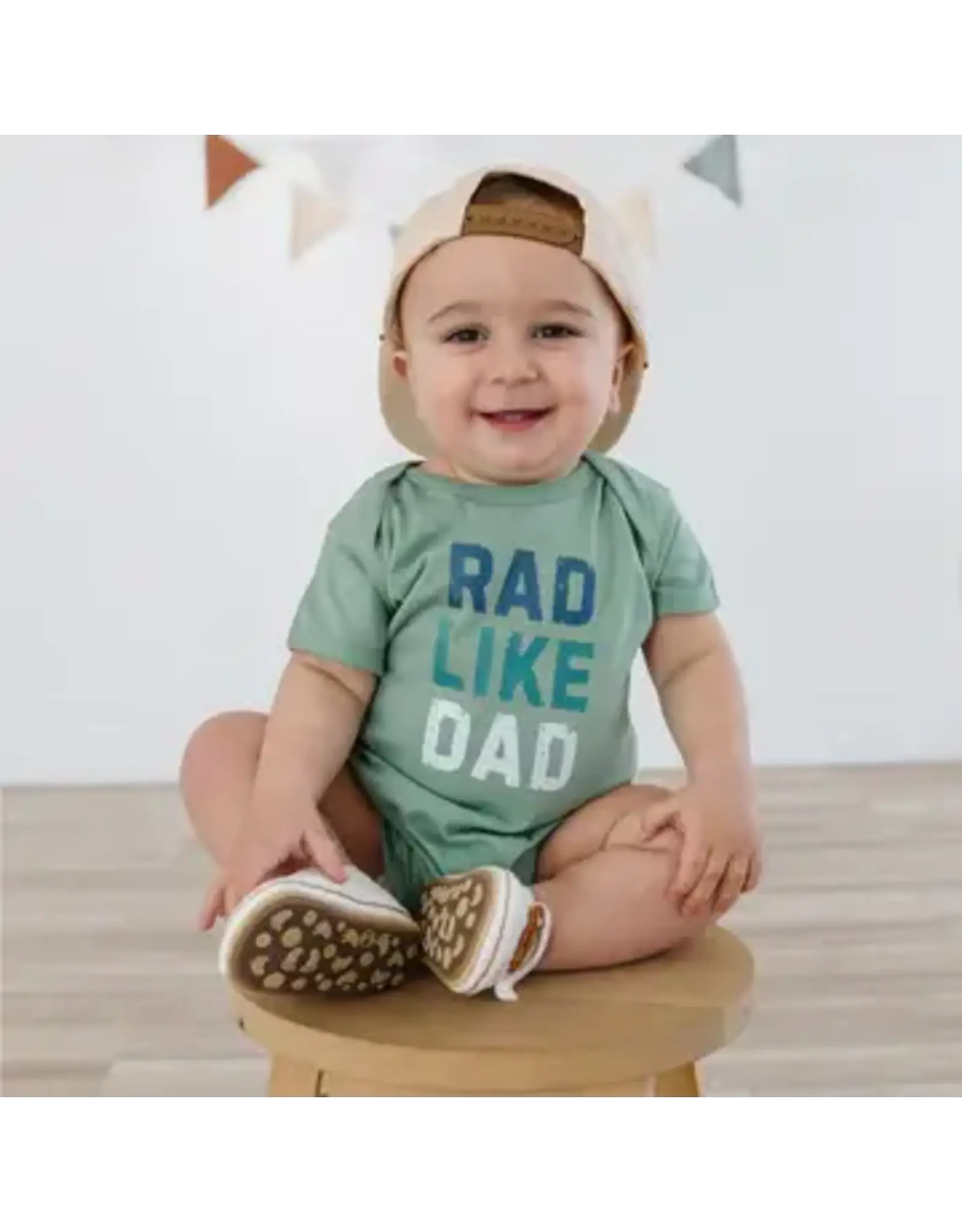 Sweet Wink- Rad Like Dad Bodysuit Sage