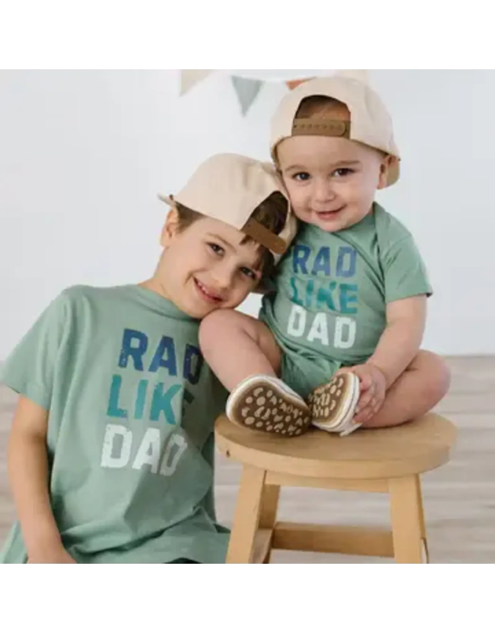 Sweet Wink- Rad Like Dad Bodysuit Sage