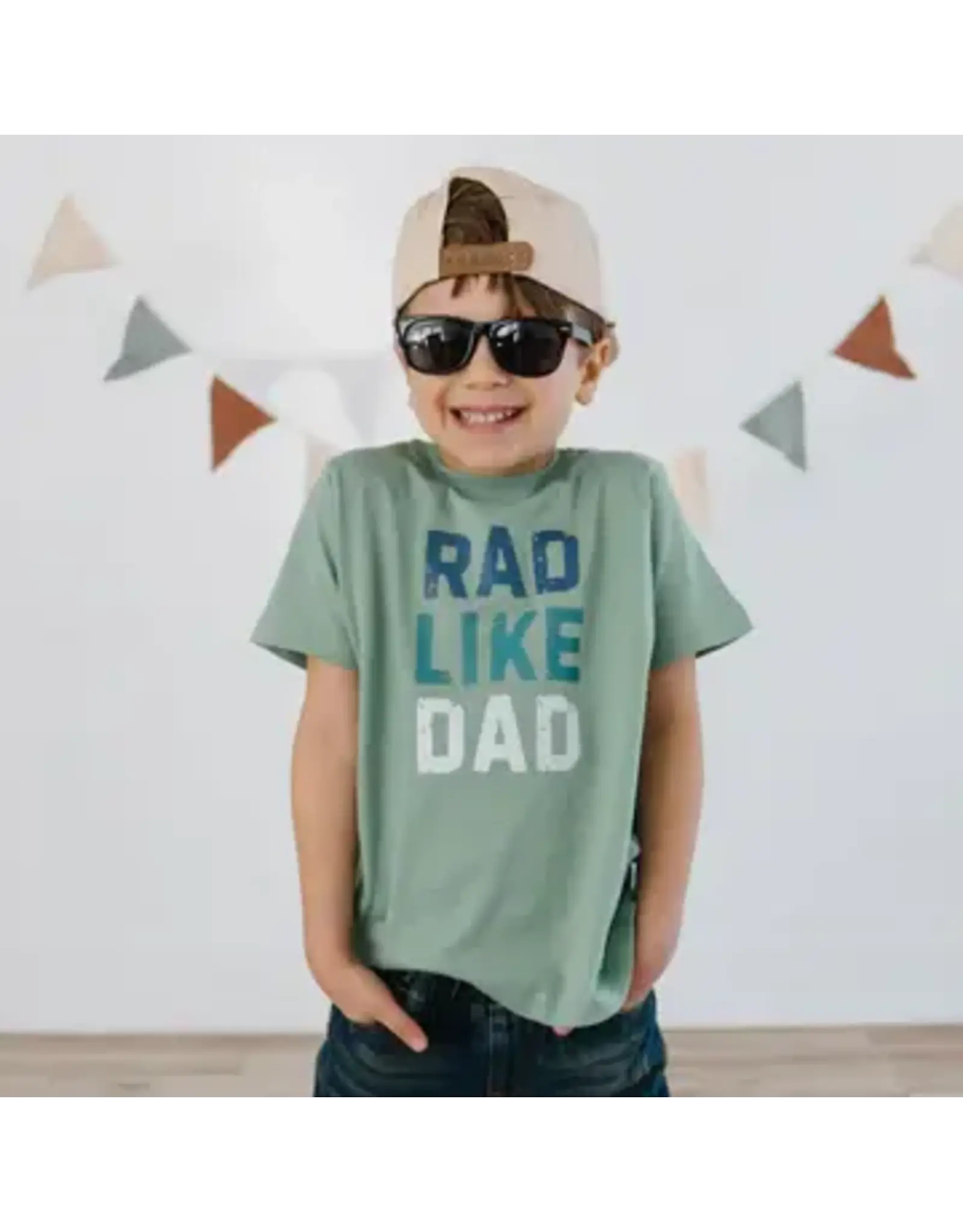 Sweet Wink- Rad Like Dad T-Shirt Sage