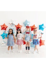 Sweet Wink- Patriotic Bow Patch Trucker Hat - Red/White