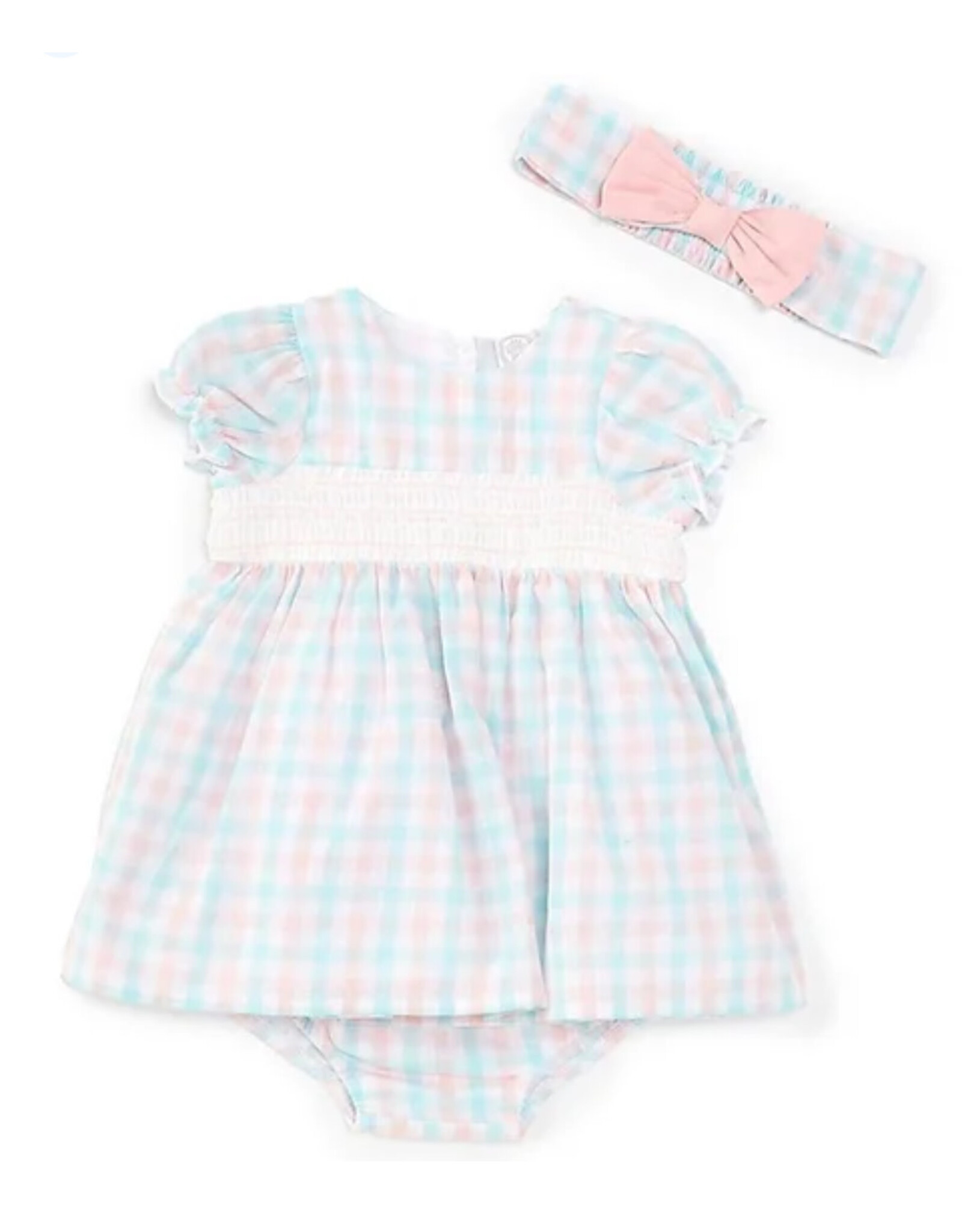Little Me Little Me- Pastel Smocked Dress w/Bloomer