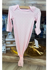 Little Me Little Me - 0/3M Rose Star Knot Gown