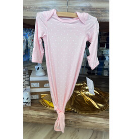 Little Me Little Me - 0/3M Rose Star Knot Gown