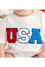 Sweet Wink- USA Patch S/S Romper