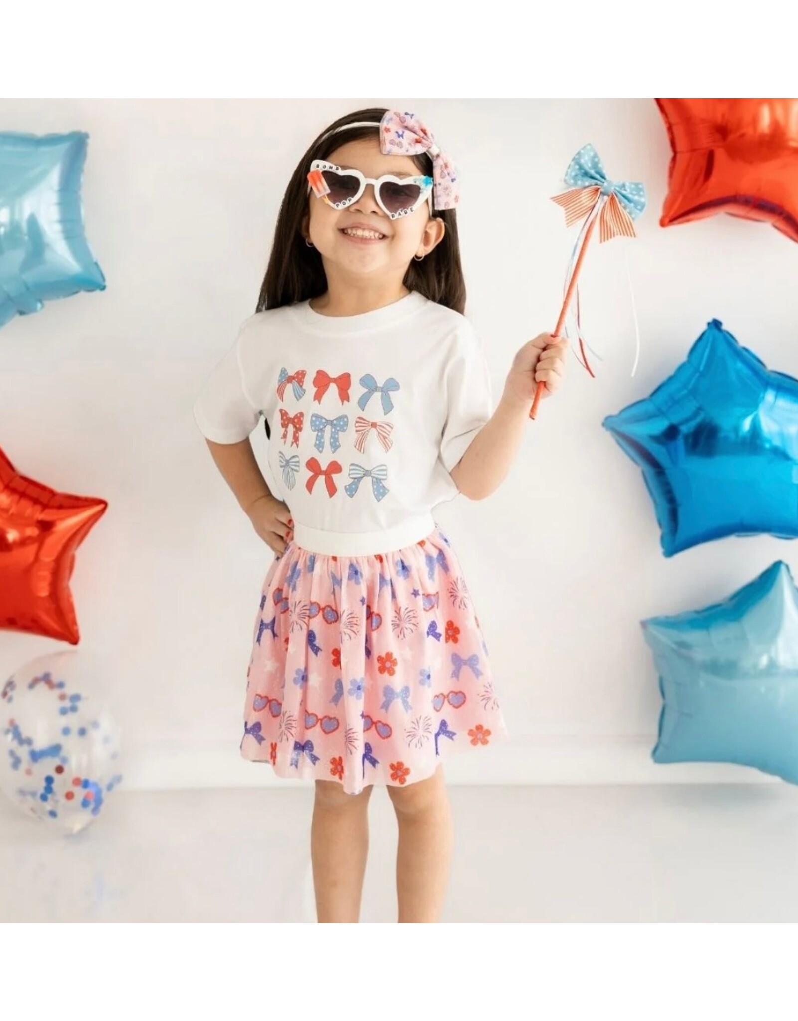 Sweet Wink- Red, White & Cutie Tutu