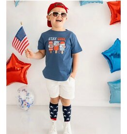 Sweet Wink Sweet Wink- Stay Cool S/S Indigo TShirt