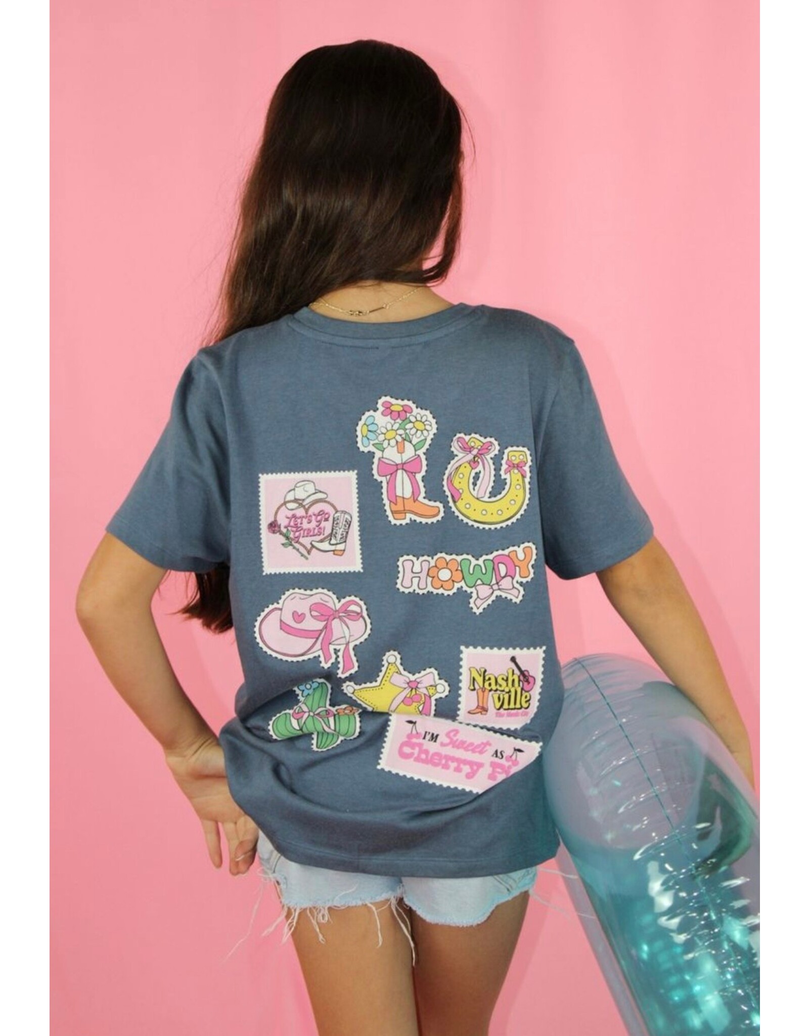 Sweet Soul- Howdy Emb Patch TShirt
