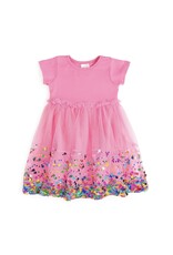 Sweet Wink- Raspberry Confetti Tutu Dress