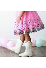 Sweet Wink- Raspberry Confetti Tutu Dress