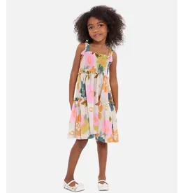 Bonnie  Jean Bonnie Jean- Suri Tropical Smocked Dress