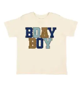 Sweet Wink- Birthday Boy Patch Natural TShirt