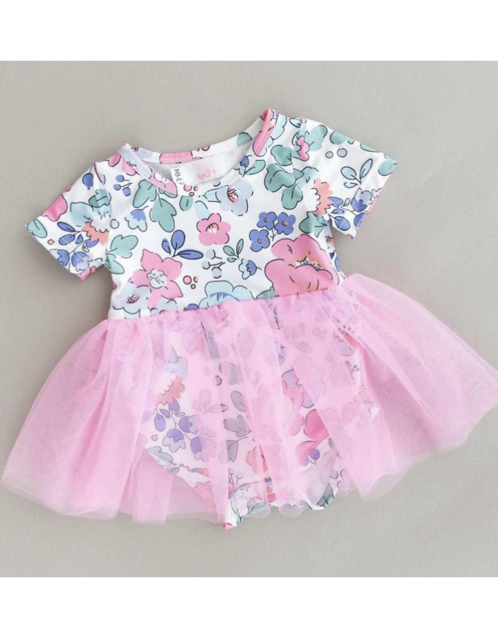 Mila & Rose Mila & Rose- Hydrangea Tutu Bodysuit