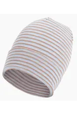 ILYBEAN Ilybean- Blue, Tan & White Stripe Nursery Beanie