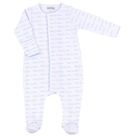 Magnolia Baby Magnolia Baby- Little Brother Printed Footie