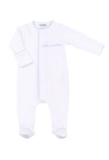 Magnolia Baby Magnolia Baby- Little Brother Embroidered Footie