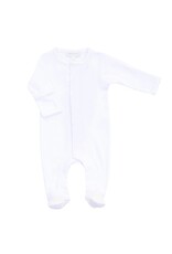Magnolia Baby Magnolia Baby- Essentials White Trim Footie