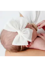 Lou Lou & Company Lou Lou - Tulle Bow Headband: Ivory Dot