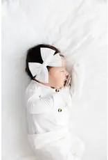 Lou Lou & Company Lou Lou - Tulle Bow Headband: White