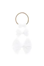 Lou Lou & Company Lou Lou - Tulle Bow Headband: White