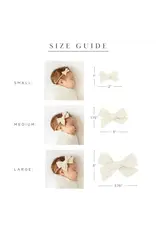 Lou Lou & Company Lou Lou - Linen Bow Headband: Rose