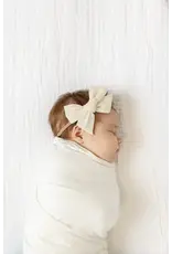 Lou Lou & Company Lou Lou - Linen Bow Headband: Ivory