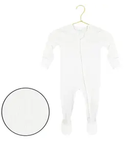Lou Lou & Company Lou Lou - Wren Ribbed Zipper Footie- NB-3M