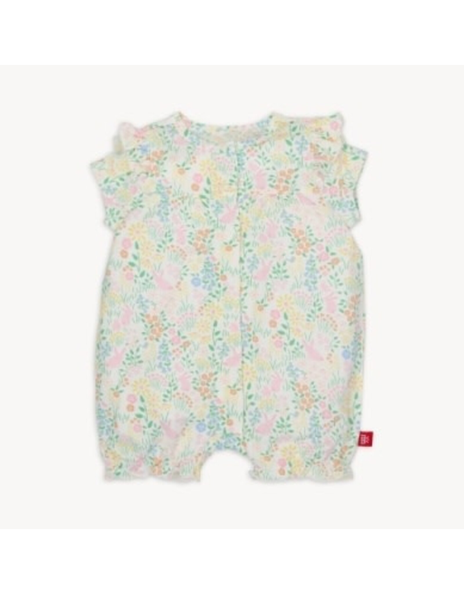 Magnetic Me Magnetic Me- Hoppy Garden Modal Ruffle Romper