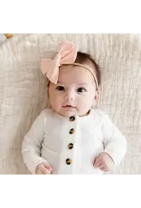 Lou Lou & Company Lou Lou - Linen Bow Headband: Ballet