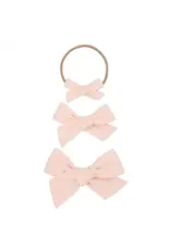 Lou Lou & Company Lou Lou - Linen Bow Headband: Ballet