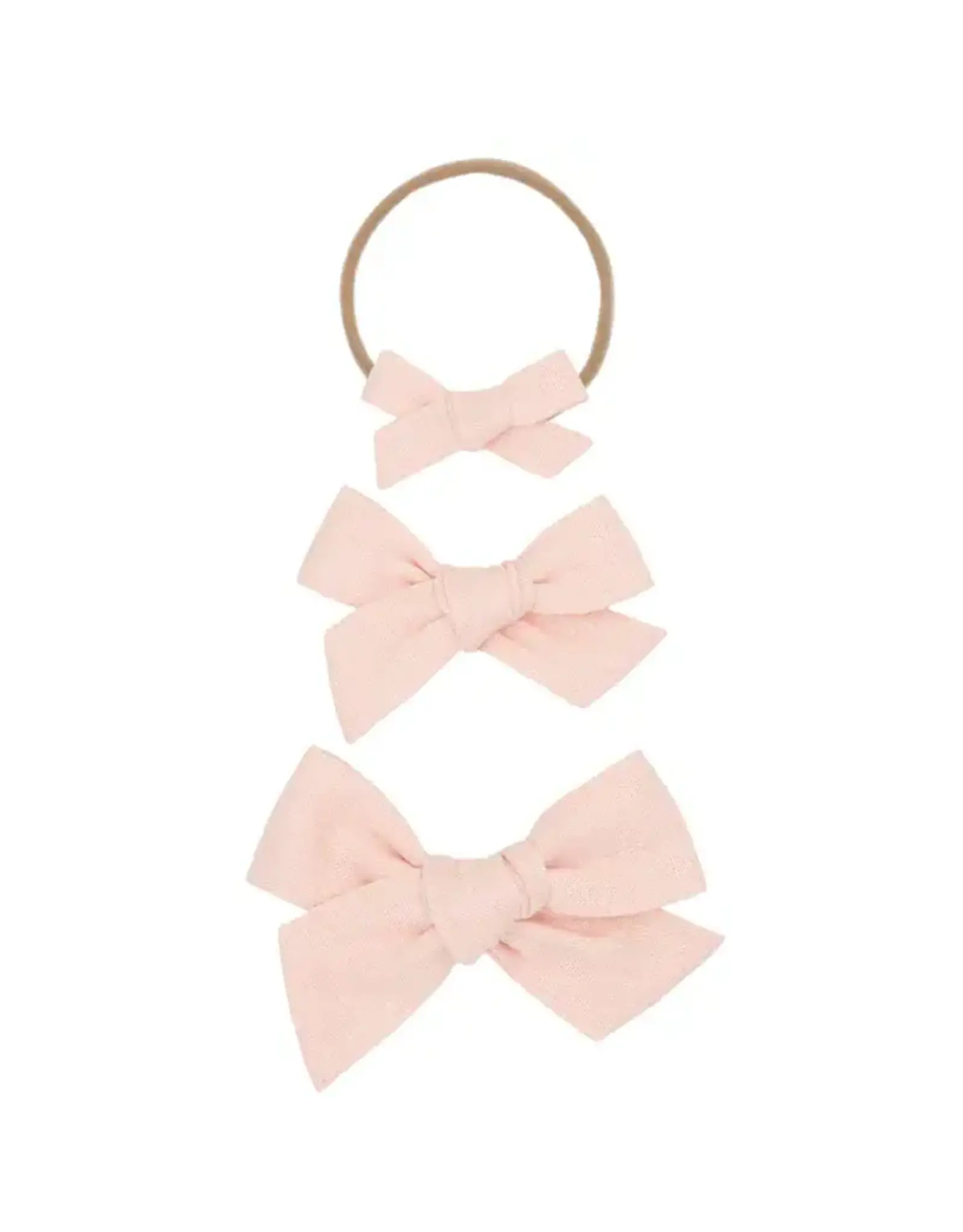 Lou Lou & Company Lou Lou - Linen Bow Headband: Ballet
