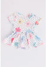 Mila & Rose Mila & Rose- Dots & Daisies Twirl Bodysuit