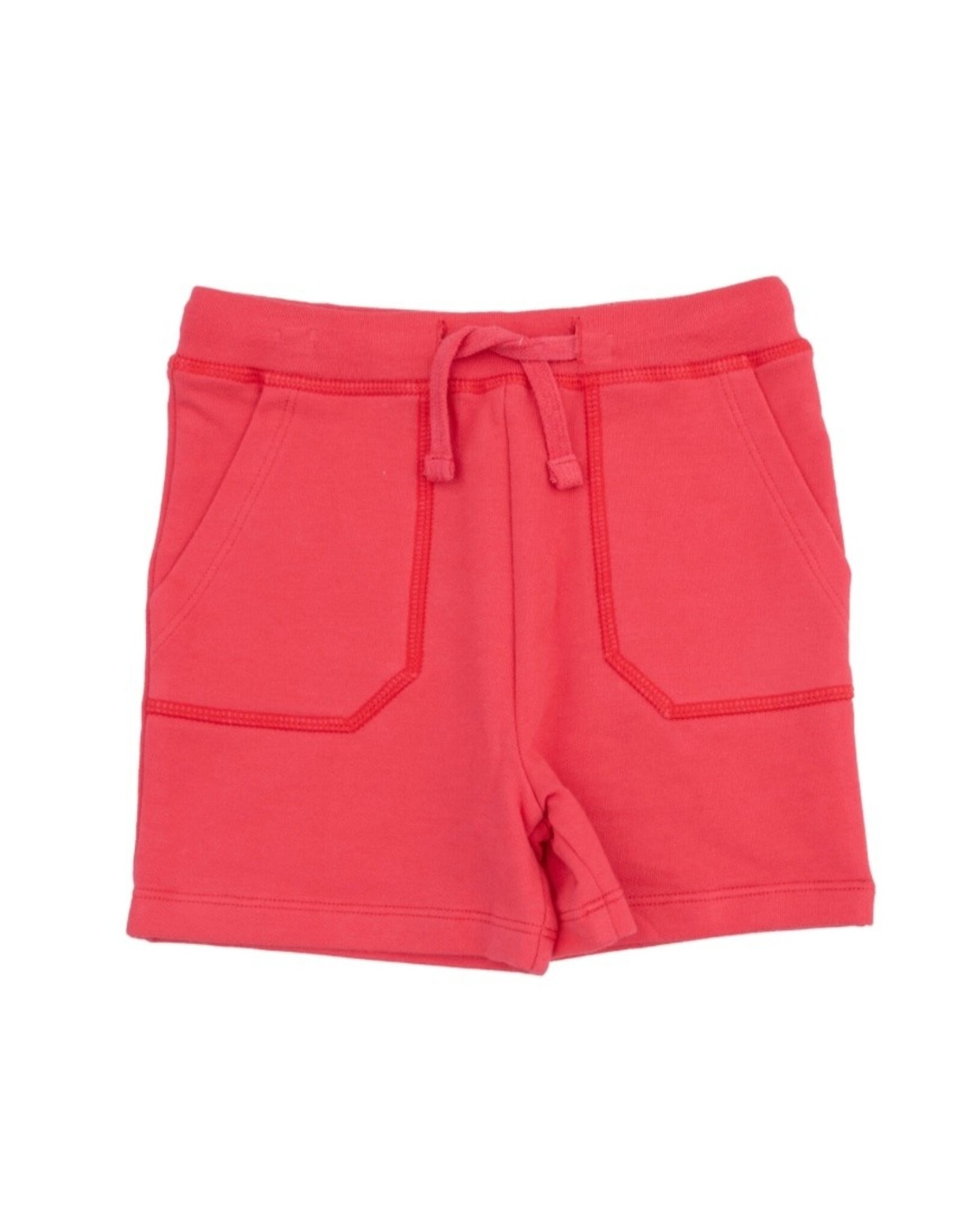 Angel Dear Angel Dear- Red French Terry Everyday Short