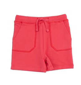 Angel Dear Angel Dear- Red French Terry Everyday Short