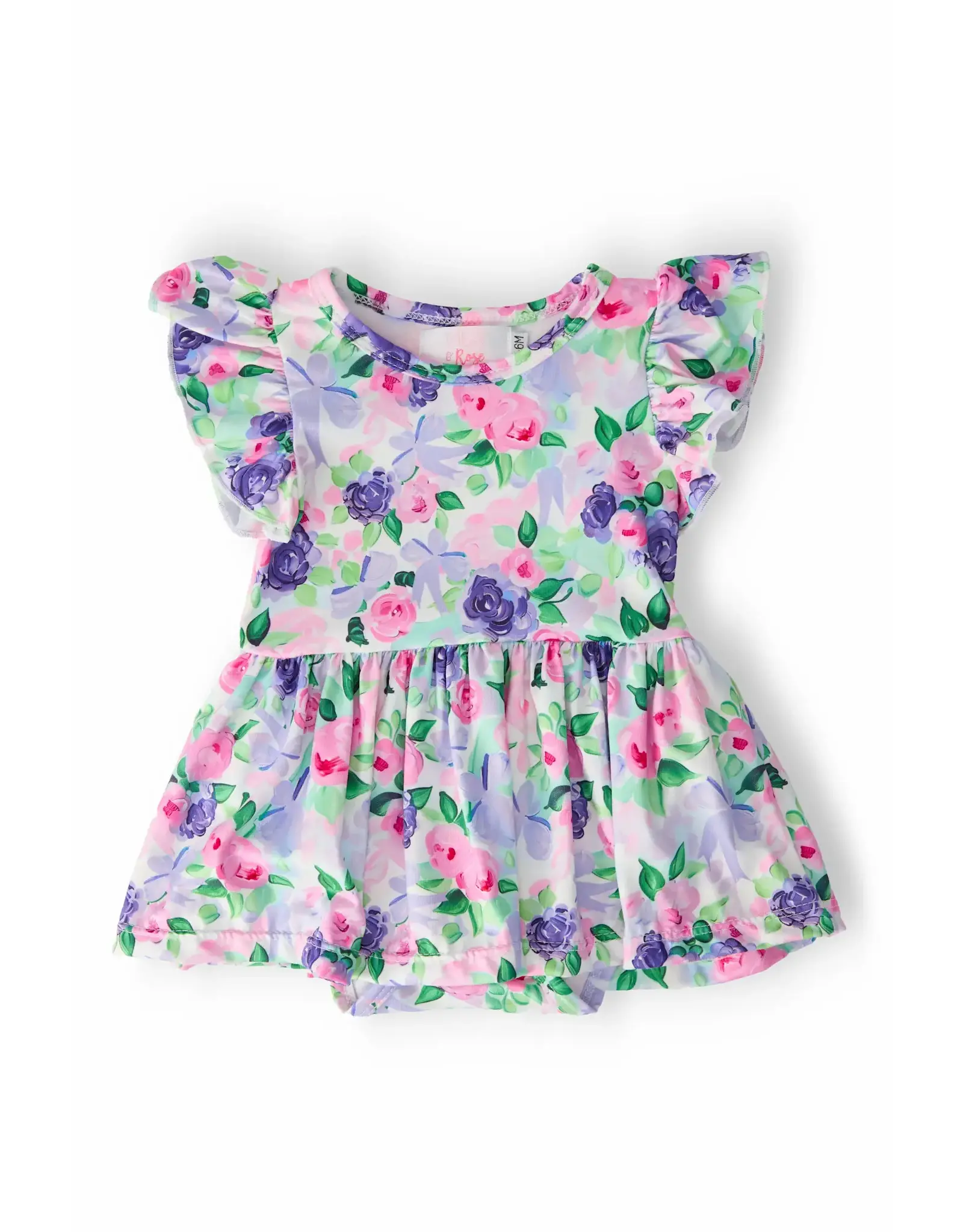 Mila & Rose Mila & Rose- Lavender Love Twirl Bodysuit