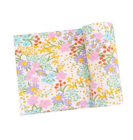 Angel Dear Angel Dear- Amelia Floral Swaddle Blanket
