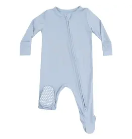 Angel Dear Angel Dear- Blue Fog Two-Way Zipper Footie