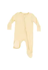 Angel Dear Angel Dear-  Stripe Baby Chicks Two-Way Zipper Footie
