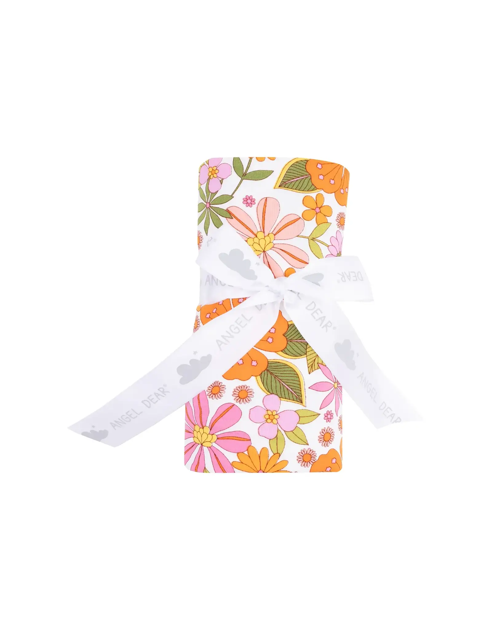 Angel Dear Angel Dear- Boho Beachy Floral Swaddle Blanket
