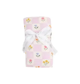 Angel Dear Angel Dear- Floral Check Swaddle