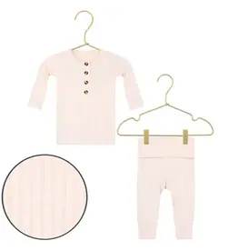 Lou Lou & Company Lou Lou- Rosie Ribbed Top & Bottom NB-3M